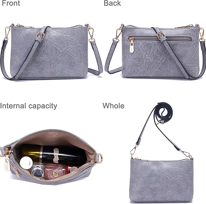 Women Large Crossbody Bags Ladies Satchel Shoulder Handbags Purse and Wallet Set for Women Totes Hobo Purses