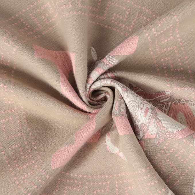 EXTREE Scarfs for Women Pashmina Silky Shawl Wrap for Evening Dressing Blanket Open Front Poncho Cape