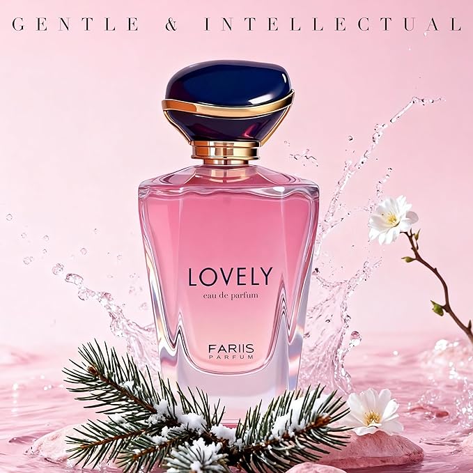 LOVELY WOMEN Premium Gift Eau de Parfum 100ml Cologne-Style Floral Bergamot & Tuberose Feminine Fragrance