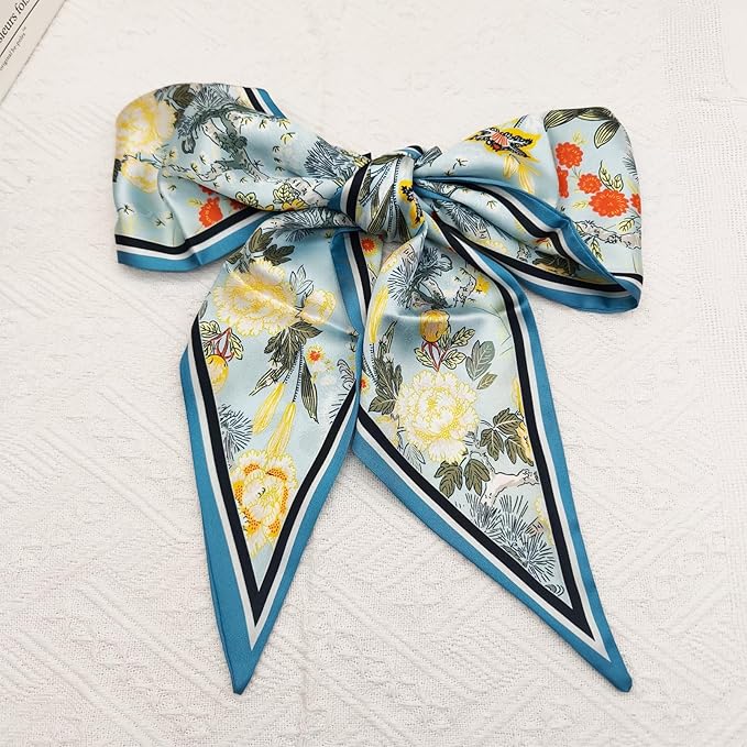 Hair Scarf for Women Silky Satin Headscarf Neck Scarves for Handbag Accessory