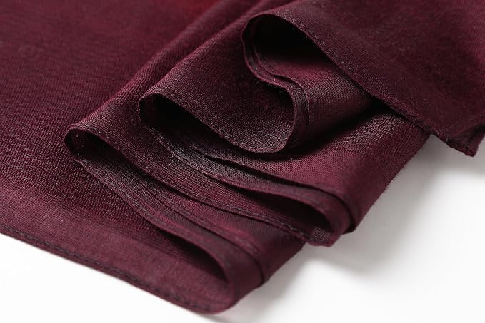 WINCESS.YU Women Gradient Scarf Long Shawls and Wraps Fashion Plain Pashmina Formal Scarf