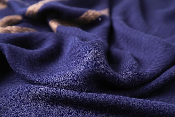 WINCESS.YU Women Gradient Scarf Long Shawls and Wraps Fashion Plain Pashmina Formal Scarf