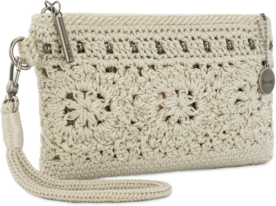 The Sak Womens Vita Crochet P Wristlet