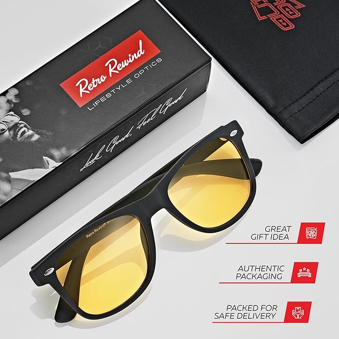 Retro Rewind Polarized Sunglasses for Men and Women - UV Protection Classic Sun Glasses