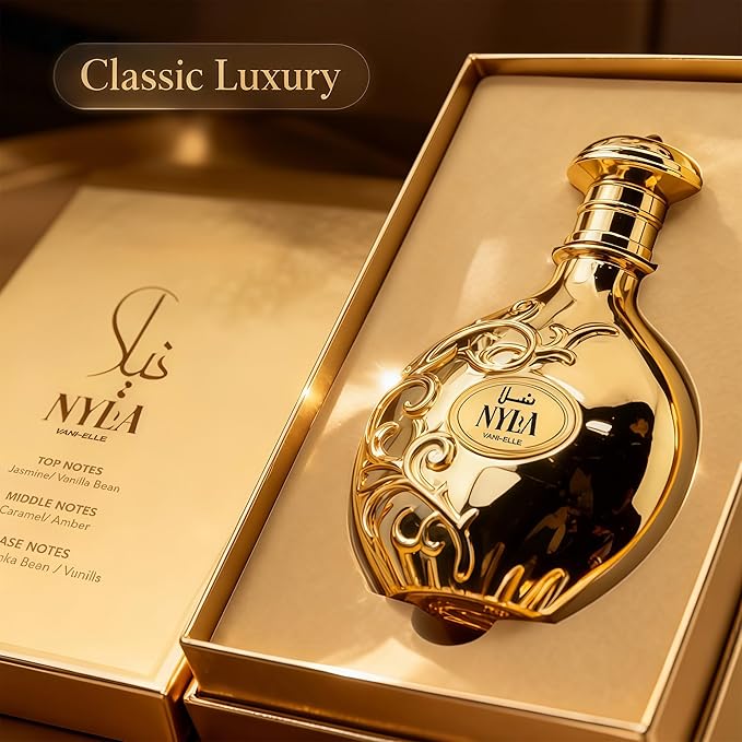 Nyla Vanille Cologne for Men | Warm Spicy Gourmand Eau de Parfum | 80ml Long Lasting Perfume with Musk, Tonka Beans,Caramel and Amber | Rich Seductive Scent