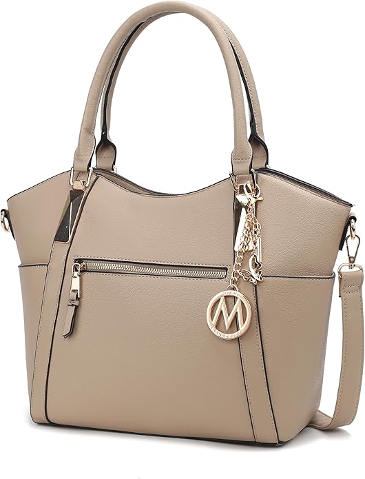MKF Collection Tote Bag for Women Vegan Leather Shoulder Bag – Top-Handle Purse, Ladies Handbag by Mia K