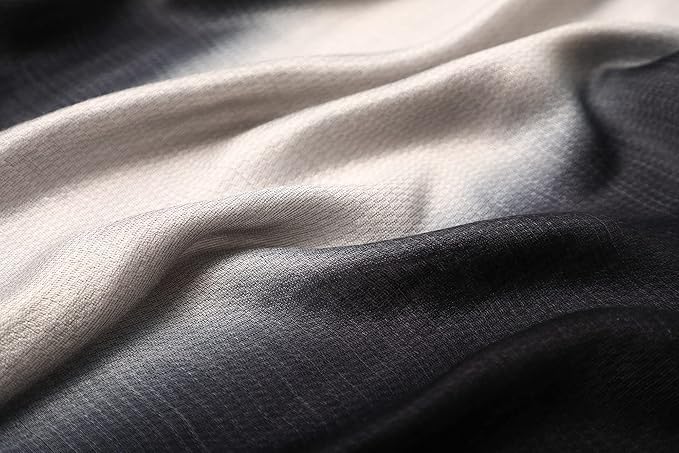 WINCESS.YU Women Gradient Scarf Long Shawls and Wraps Fashion Plain Pashmina Formal Scarf