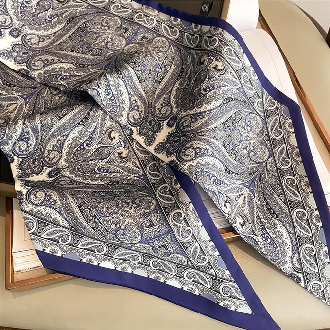 Hair Scarf for Women Silky Satin Headscarf Neck Scarves for Handbag Accessory