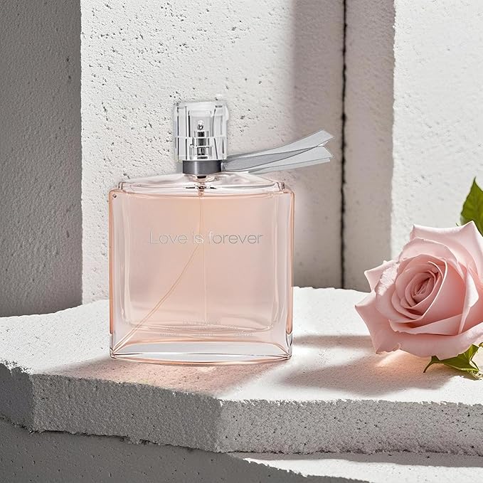 Love is Forever Women Perfume–Bold & Sophisticated Scent Eau De Parfum With Citrus,Spice,And Woody Notes Long Lasting Natural Spray Fragrance 3.4 Fl Oz