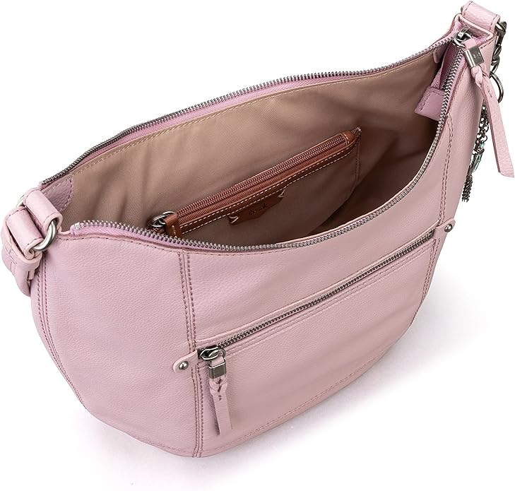 The Sak Sequoia Hobo Bag - Premium Large Leather Women's Handbag for Everyday & Travel - Durable Purse With Zipper Pocket