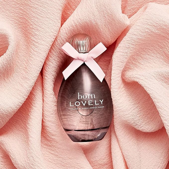 Born Lovely by SJP - Lush, Sweet, Elegant Amber Floral Eau De Parfum Spray Fragrance for Women - Mandarin, Peony, Honeysuckle, and Freesia - Intense, Long Lasting Scent - 1 oz