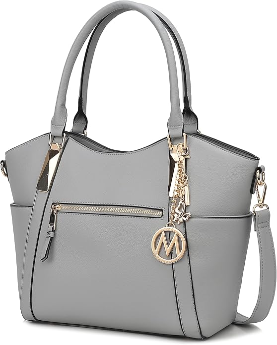 MKF Collection Tote Bag for Women Vegan Leather Shoulder Bag – Top-Handle Purse, Ladies Handbag by Mia K