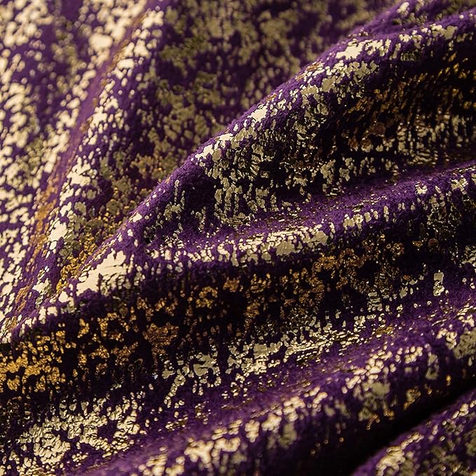 Xinrjojo Set of 2,24 x 24 in,Throw Pillow Covers, Cushion Cases, Decorative Square Pillow Case, Slipover Pillowslip for Home Sofa Couch Chair Back Seat Bedroom Car(Bronzing- Lavender Purple)