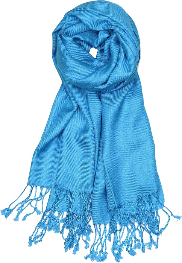 Achillea Soft Silky Pashmina Scarf for Women – Shawl Wrap for Evening Dresses, Bridesmaids, Weddings & Everyday Wear