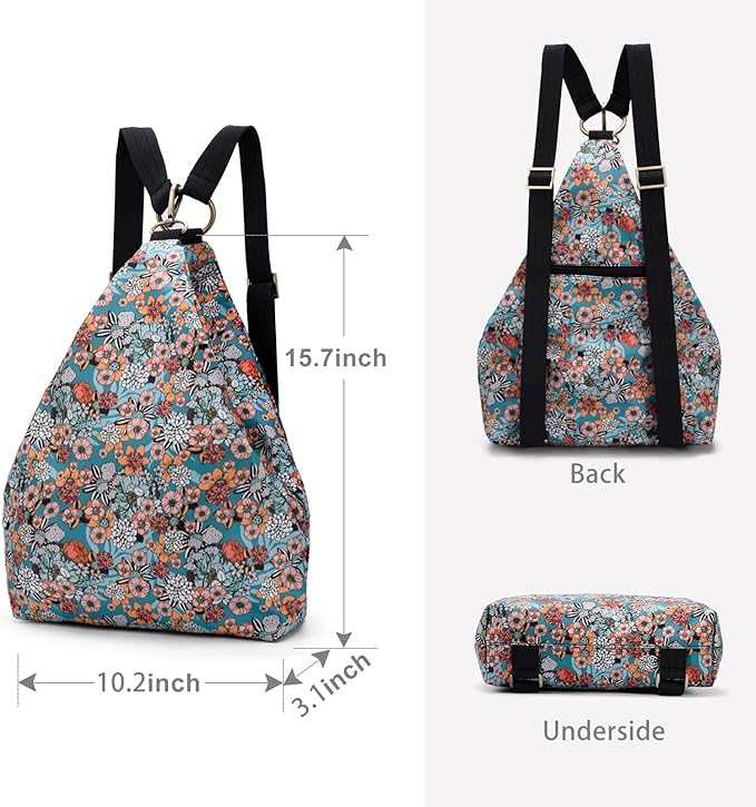 Black Butterfly Premium Backpack for Women, Bohemia Style Fashion Casual Daypack Backpack, Small Backpack Purse (53-multicolor)