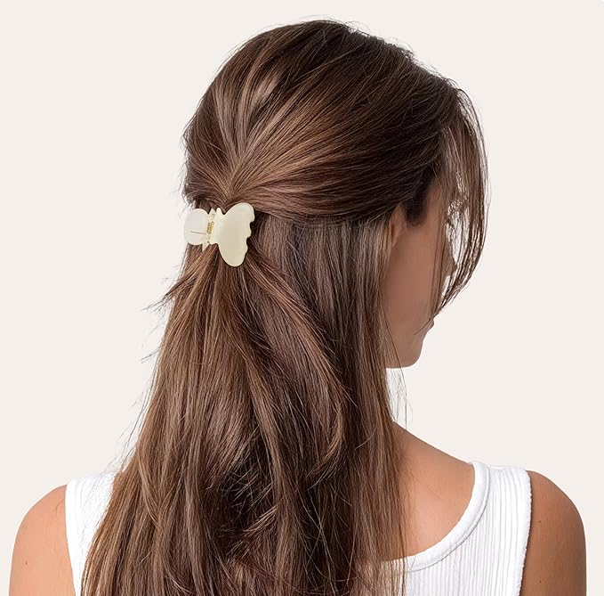 Jelly Colorful Hair Clips for Women, 12PCS Small Hair Clips 4 Style 1.6 Inch Banana Claw Clips Non-Slip Cute Hair Accessories Ideal Gifts for Girls