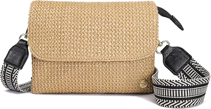 MINICAT Straw Small Summer Purses for Women Crossbody Purse Beach Bags for Everyday Cruise Travel Vacation Essentials | Straw, Small, Summer, for Everyday, Cruise, Travel, Vacation, Essentials