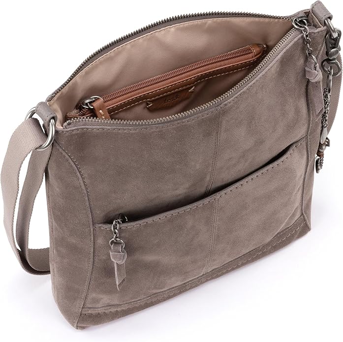 The Sak Lucia Crossbody Bag in Leather, Convertible Purse with Adjustable Strap