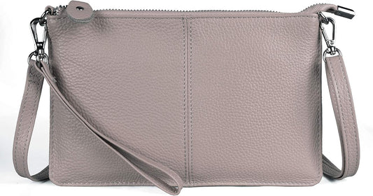 befen Genuine Leather Wristlet Clutch Wallet Purses Small Crossbody Bags for Women with RFID Blocking Card Slots
