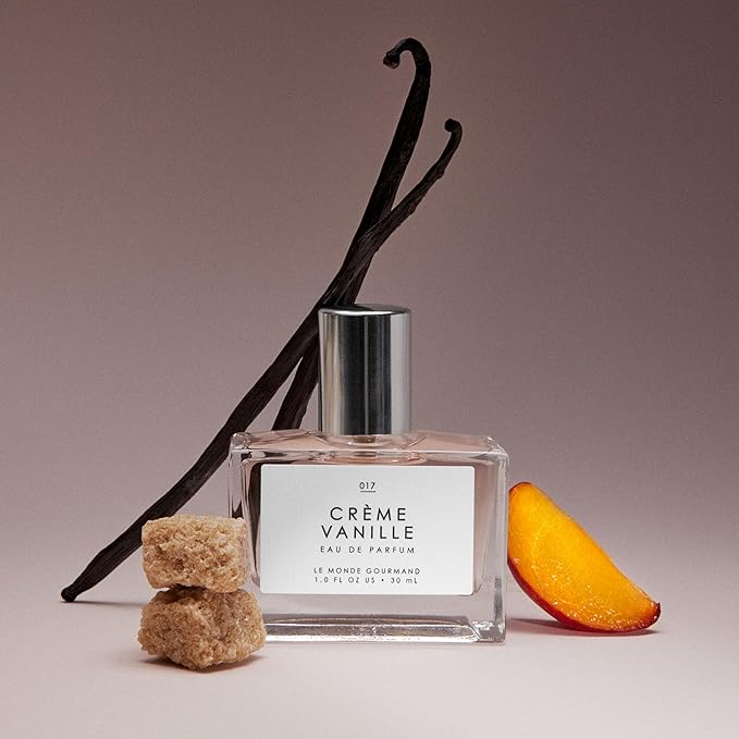 Le Monde Gourmand Crème Vanille Spray Eau de Parfum -Warm Vanilla, Jasmine, Amber Perfume Notes - 1 fl oz (30 ml)