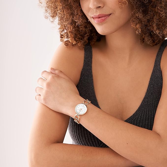 Fossil Women's Carlie Quartz Stainless Steel Three-Hand Watch