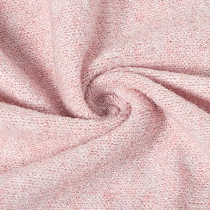 RIIQIICHY Shawl Wrap Women Pashmina Triangle Cape Knit Sweater Scarf for Fall Winter Fashion Accessory