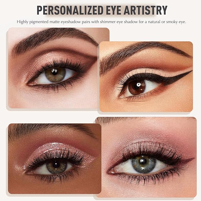 Eyeshadow Stick, Nude Beige Matte Cream Eyeshadow Long-Lasting Crease-Proof Neutral Eye Brightener Shadow Eyeliner Pencil High Pigmented Highlighter Makeup Crayon with Blending Brush