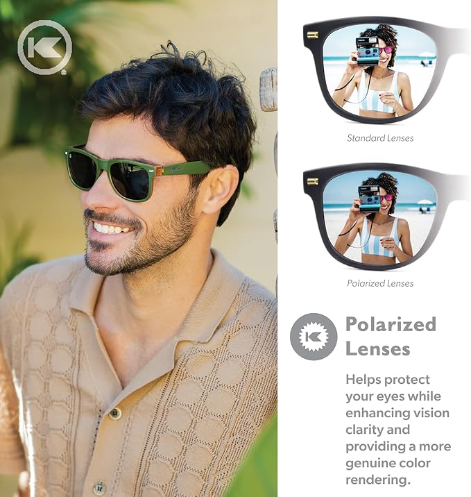 Knockaround Fort Knocks Polarized Sunglasses for Men & Women - UV400 Protection