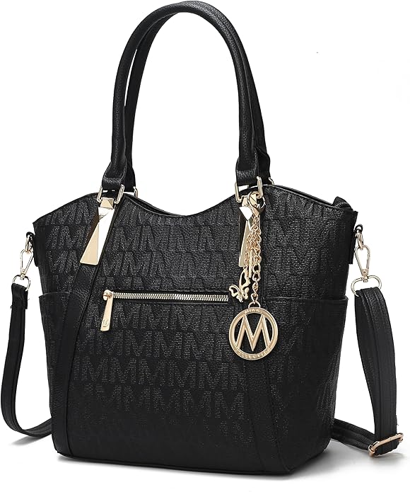 MKF Collection Tote Bag for Women Vegan Leather Shoulder Bag – Top-Handle Purse, Ladies Handbag by Mia K