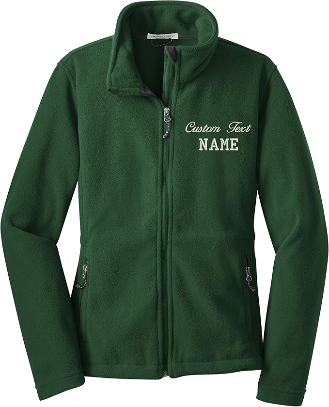 INK STITCH Women L217 Custom Stitching Embroidery Fleece Jackets - Multicolors