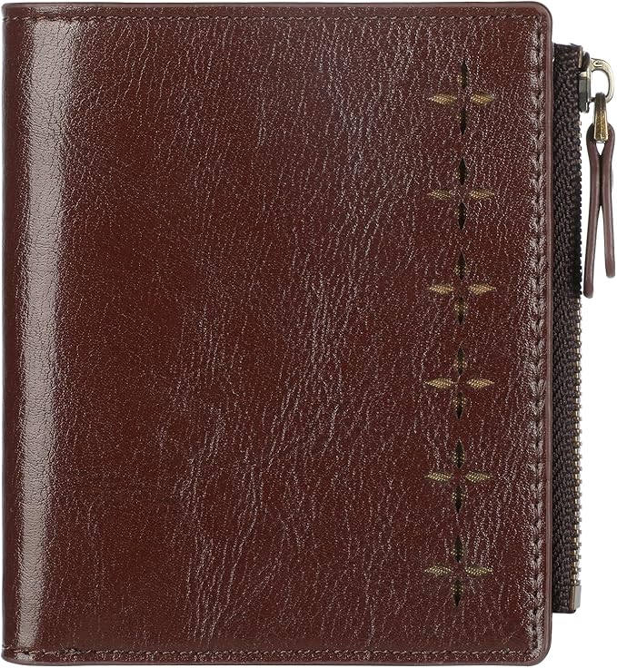Lavemi Ultra Thin Small Compact Leather Womens Girls Wallets RFID Blocking Credit Card Holder for Women