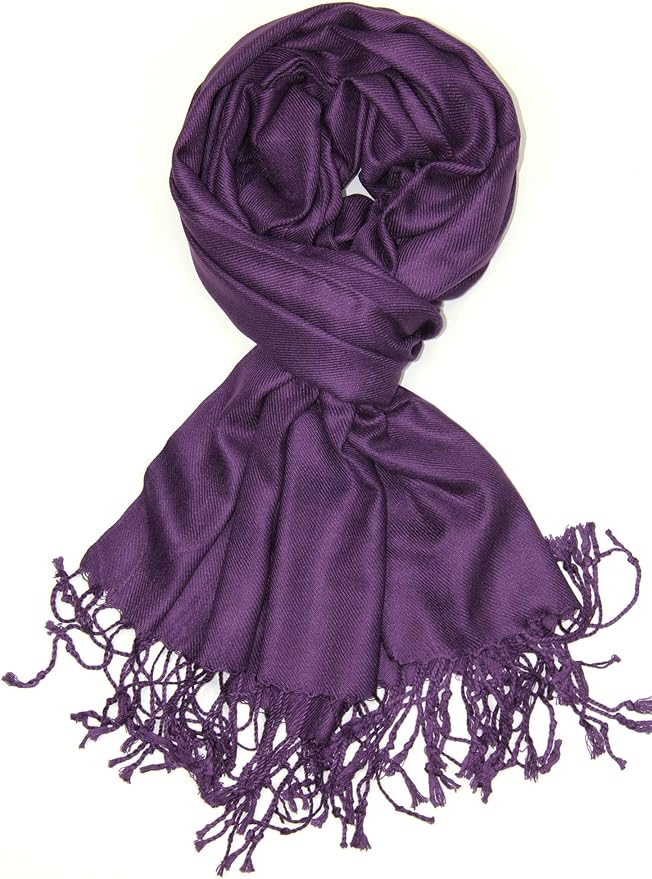 Achillea Soft Silky Pashmina Scarf for Women – Shawl Wrap for Evening Dresses, Bridesmaids, Weddings & Everyday Wear