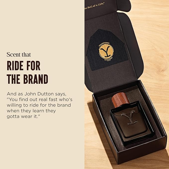 Tru Fragrance Beauty Yellowstone Ride Reserve Men's Cologne, 3.4 fl oz (100 ml) - Rich, Refined, Addictive