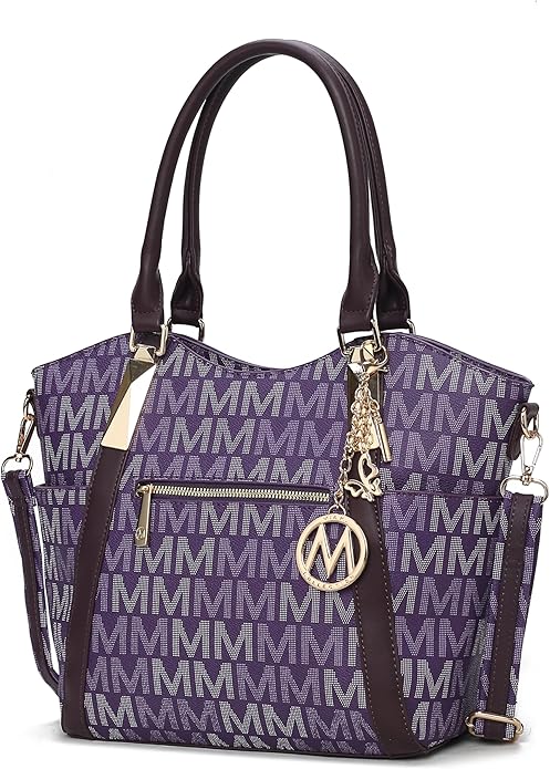 MKF Collection Tote Bag for Women Vegan Leather Shoulder Bag – Top-Handle Purse, Ladies Handbag by Mia K