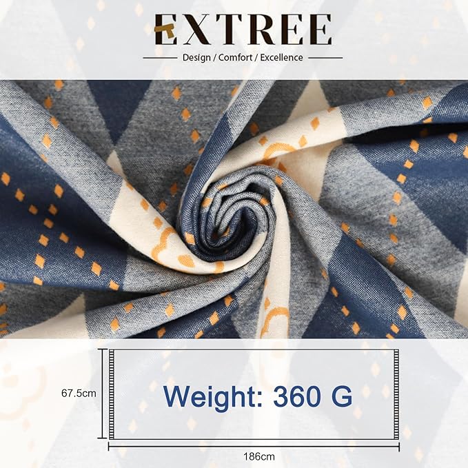 EXTREE Scarfs for Women Pashmina Silky Shawl Wrap for Evening Dressing Blanket Open Front Poncho Cape