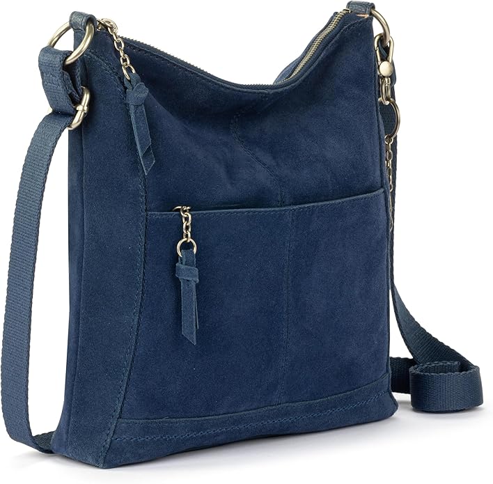 The Sak Lucia Crossbody Bag in Leather, Convertible Purse with Adjustable Strap