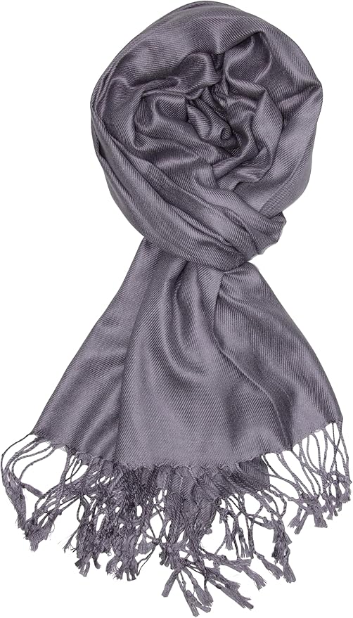 Achillea Soft Silky Pashmina Scarf for Women – Shawl Wrap for Evening Dresses, Bridesmaids, Weddings & Everyday Wear