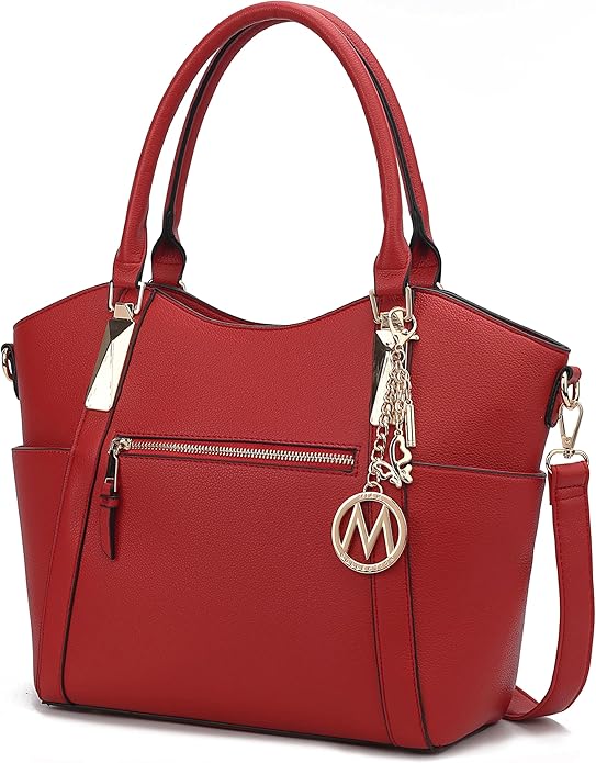 MKF Collection Tote Bag for Women Vegan Leather Shoulder Bag – Top-Handle Purse, Ladies Handbag by Mia K