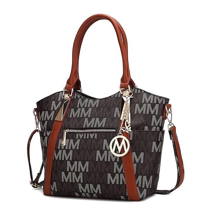 MKF Collection Tote Bag for Women Vegan Leather Shoulder Bag – Top-Handle Purse, Ladies Handbag by Mia K