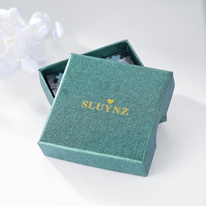 SLUYNZ Solid 925 Sterling Silver Tiny Bow Earrings Stud for Women Teens Small Bowknot post Stud Earrings