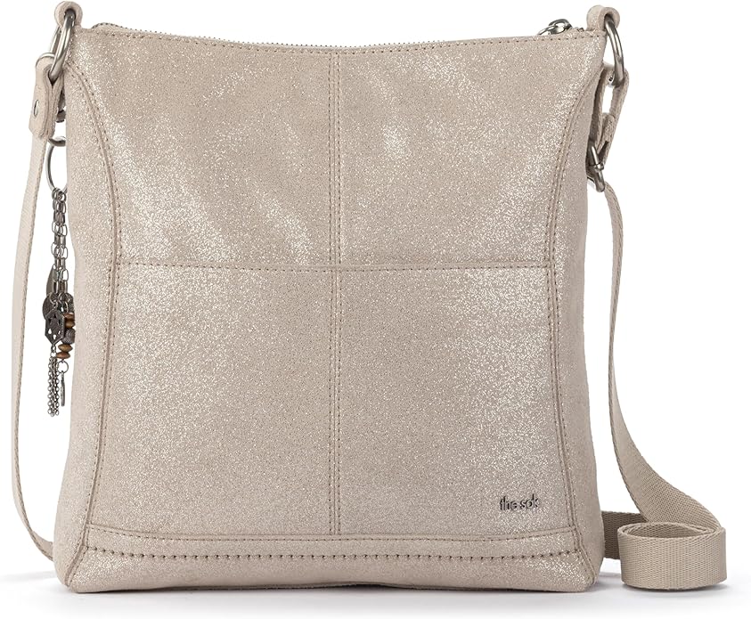 The Sak Lucia Crossbody Bag in Leather, Convertible Purse with Adjustable Strap