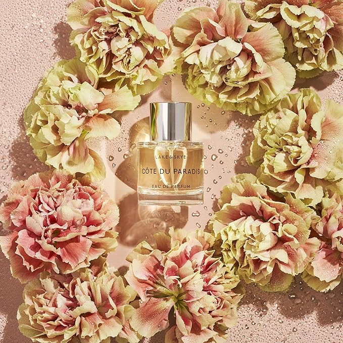 Lake & Skye Côte Du Paradis Eau de Parfum Spray -Vegan, Cruelty Free, Synthetic Free 1.7 fl oz (50 ml) - Warm and Woody Gourmand Fragrance Collection