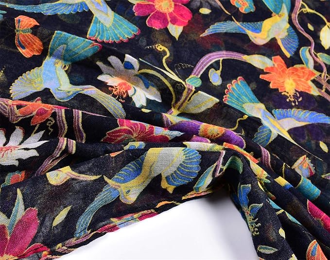 woogwin Women's Cotton Scarves Lady Light Soft Fashion Solid Scarf Wrap Shawl