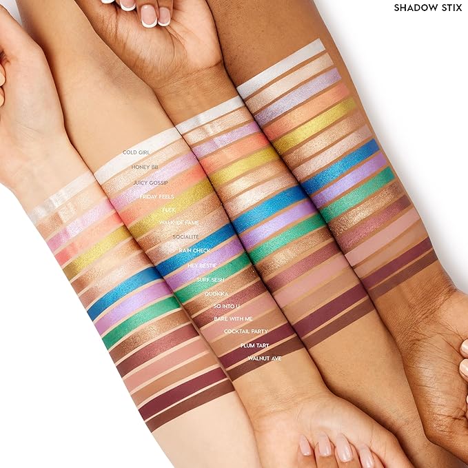 ColourPop Shadow Stix - Cream Eyeshadow Stick with Long-Lasting Color - Multi-Use Cream Makeup with a Built-In Sharpener & Precise Tip for Easy Application - Hey Bestie (0.05 oz)
