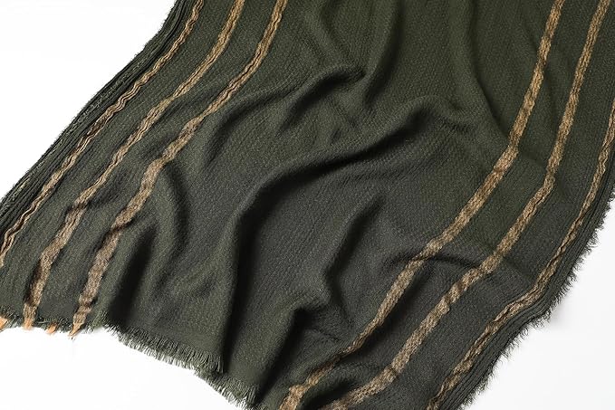 WINCESS.YU Women Gradient Scarf Long Shawls and Wraps Fashion Plain Pashmina Formal Scarf