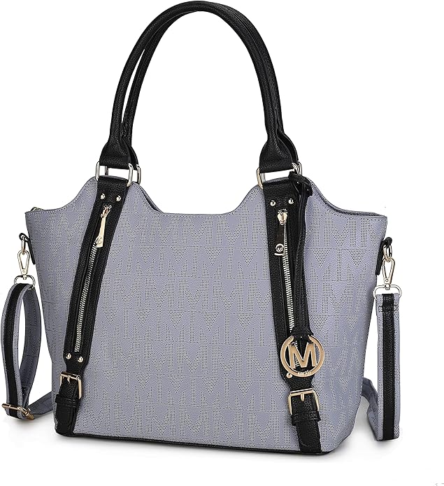 MKF Collection Tote Bag for Women Vegan Leather Shoulder Bag – Top-Handle Purse, Ladies Handbag by Mia K