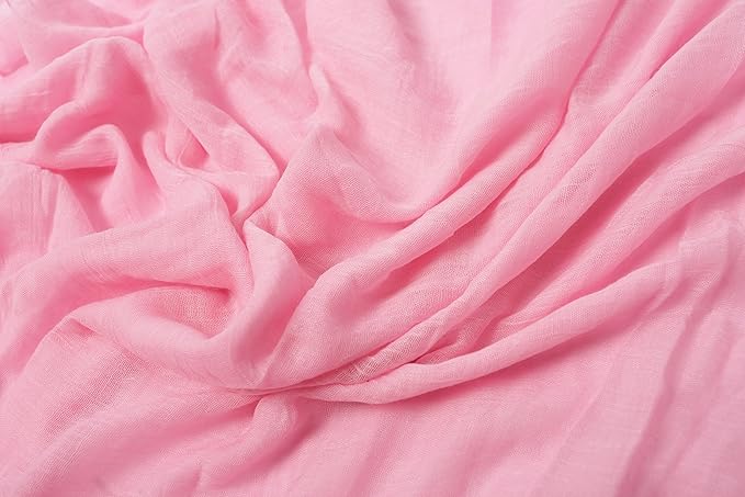 woogwin Women's Cotton Scarves Lady Light Soft Fashion Solid Scarf Wrap Shawl