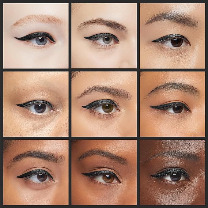 PRIME PROMETICS PrimeEyes Glide Eyeliner for Mature Women – Water-Resistant, Long-Stay and Mess-Proof – Gel Cream Texture, Discreet Sharpener and Effective Smudger (Black)