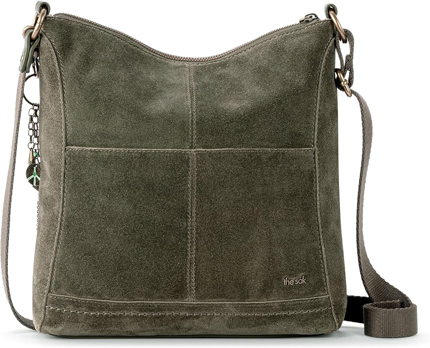 The Sak Lucia Crossbody Bag in Leather, Convertible Purse with Adjustable Strap