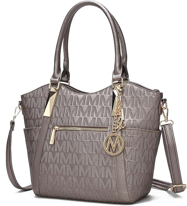 MKF Collection Tote Bag for Women Vegan Leather Shoulder Bag – Top-Handle Purse, Ladies Handbag by Mia K